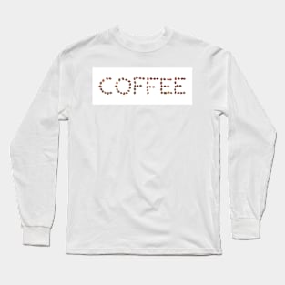 Coffee beans background Long Sleeve T-Shirt